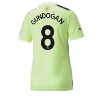 Manchester City Ilkay Gundogan #8 Fotballklær Tredjedrakt Dame 2022-23 Kortermet